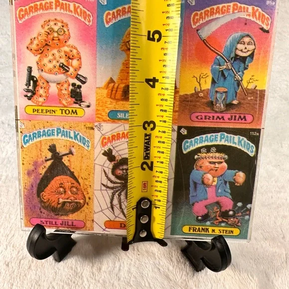 Rare Vtg MCM 1986 Six Different Images Of Garbage Pail Kids Carnival Prize Glass - Picture 15 of 15